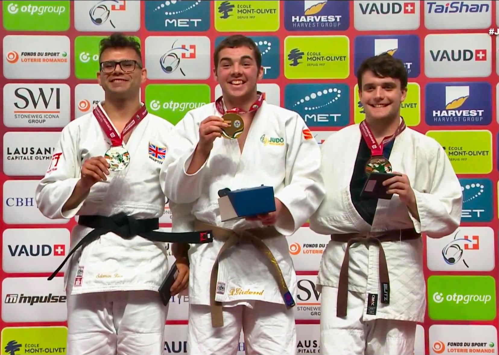 Bobby Girdwood wins historic Lausanne Adapted Judo Grand Slam