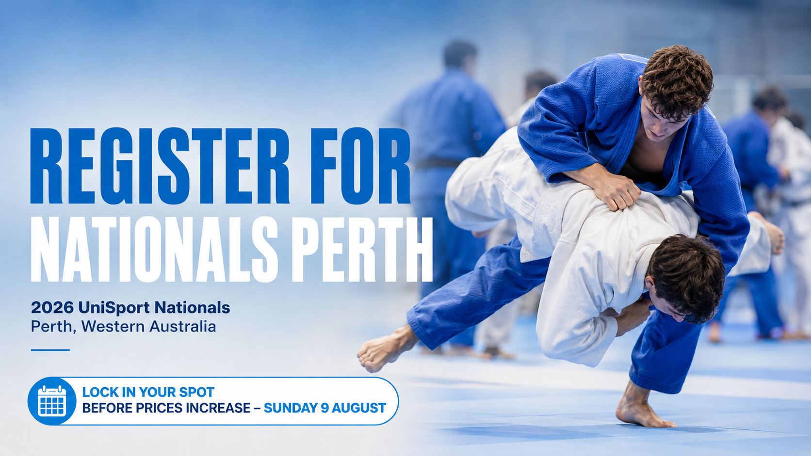 University Judoka Set to Descend on Perth for 2026 UniSport Nationals
